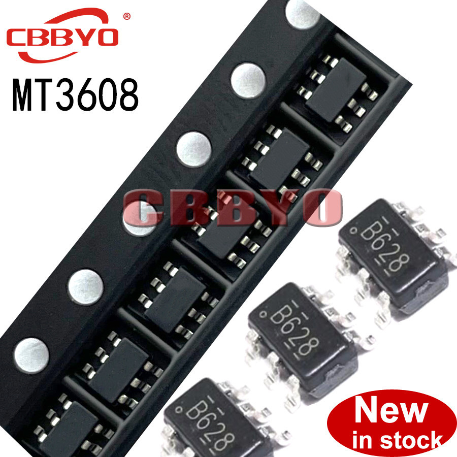10 ชิ้นใหม่ล่าสุด MT3608 3608 B628 SOT23-6
