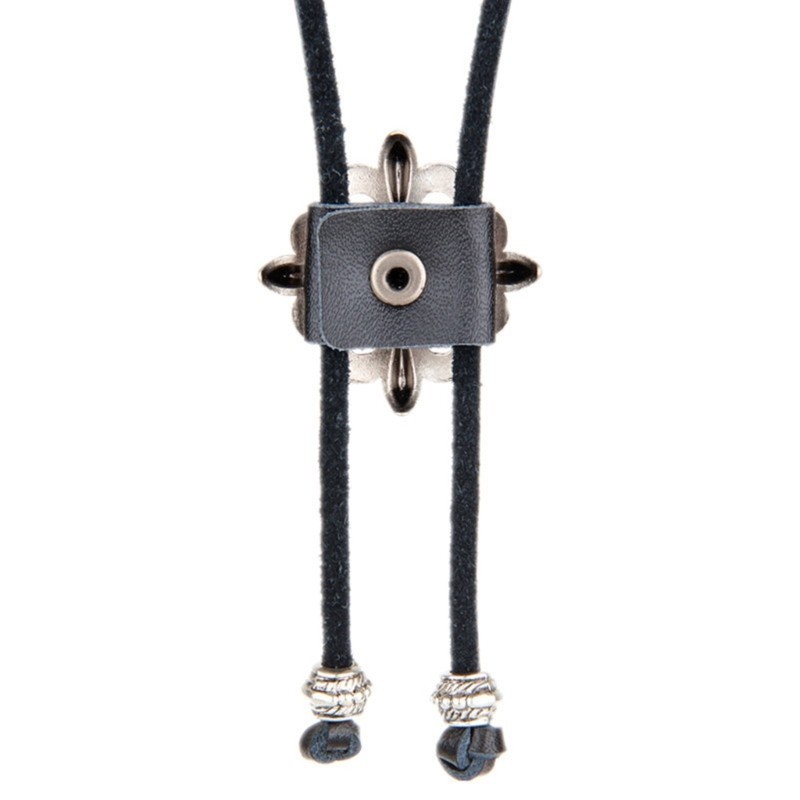 Alia Mens American Bolo Tie เนคไทโลหะดอกไม้คาวบอยจี้ Charm Western สร้อยคอเครื่องแต่งกายเครื่องประดับเสื้อ