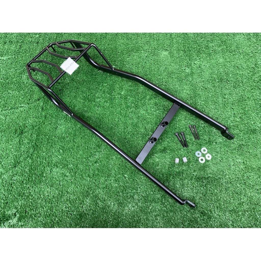 ตะแกรงไรเดอร์ GSX 150 R/ S ตะแกรงท้าย/แร็คท้าย เหล็กหนาแข็งแรงพร้อมน๊อตและอุปกรณ์ติดตั้ง