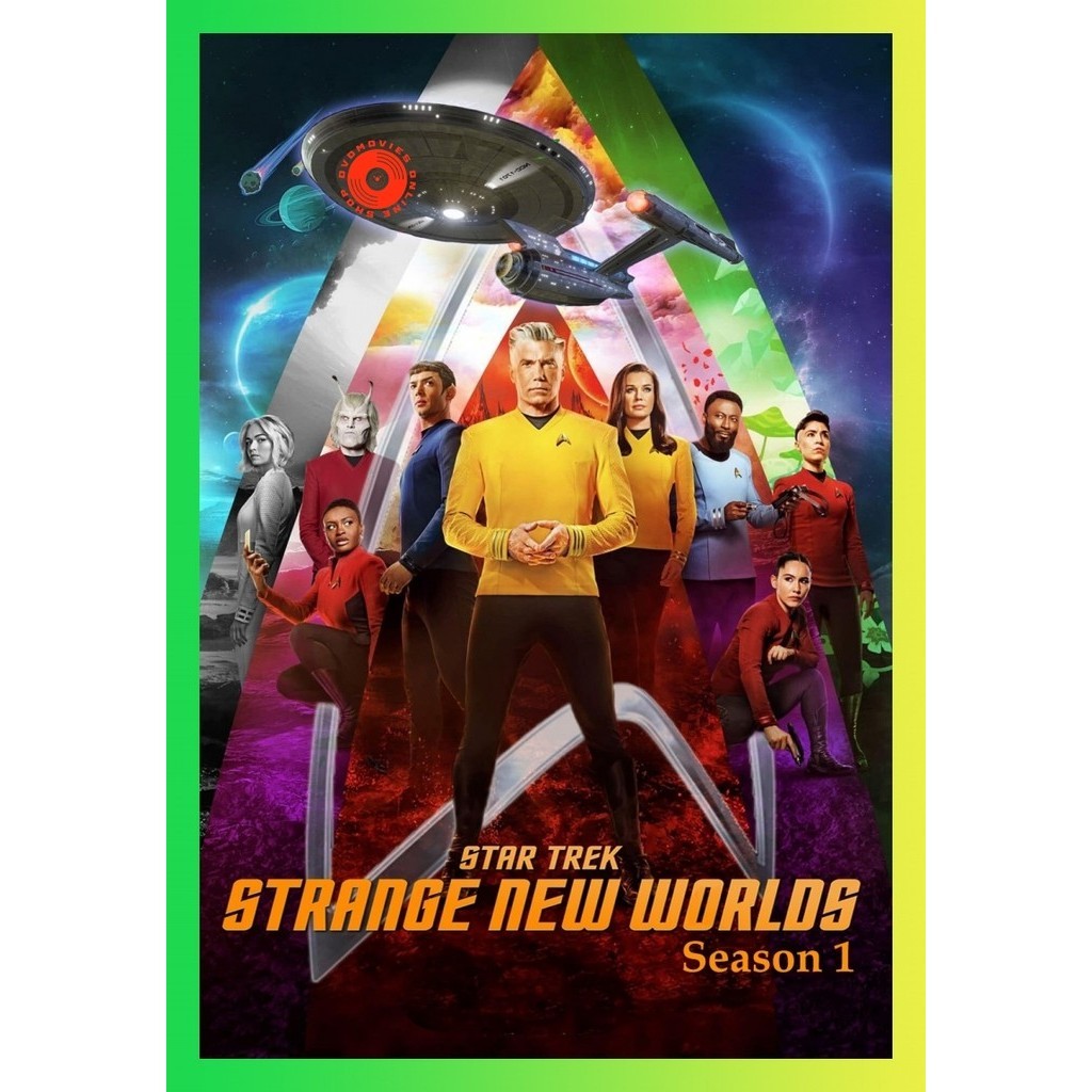 DVD ซีรีส์ฝรั่ง Watch Star Trek Strange New Worlds Season 1 (2022) 10 ตอน หนังใหม่ เสียง อังกฤษ | ซับ ไทย