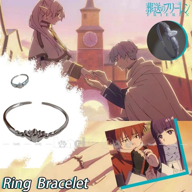 เครื่องประดับ แหวนคอสเพลย์ สร้อยข้อมือ รูปการ์ตูนอนิเมะ Frieren: Beyond Journey's End สามารถปรับได้ เหมาะกับของขวัญ สําหรับผู้ชาย และผู้หญิง