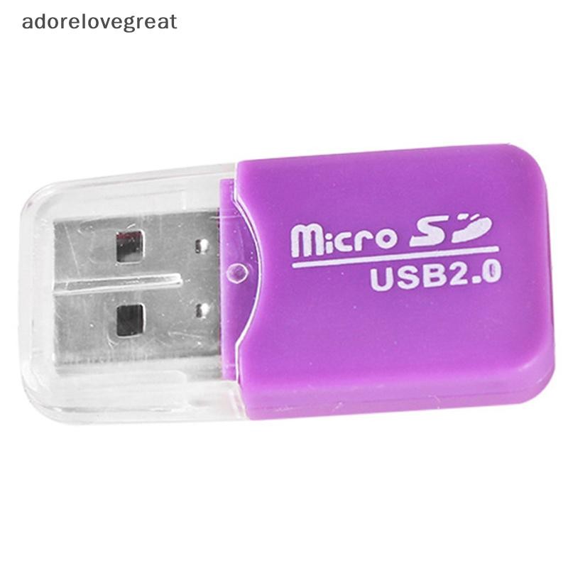 Alt ใหม่ Mini Memory Card Reader USB 2.0 อินเทอร์เฟซ Micro SD TF Flash อะแดปเตอร์แบบพกพาคุณภาพสูงสําหรับแล็ปท็อป SH อะแดปเตอร์แปลงมือถือ DRG