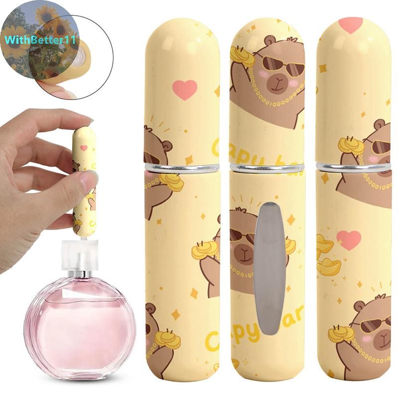 Better 5ml มินิขวดน้ําหอมแบบพกพาด้านล่างโดยตรงชาร์จขวดน้ําหอมคอนเทนเนอร์เครื่องสําอาง Atomizer ขนาดเดินทาง TH
