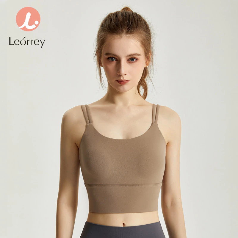 Leorrey เสื้อชั้นในฟิตเนสสปอร์ต มีแผ่นรอง ปิดหน้า สำหรับวิ่ง/โยคะ thumbnail 3