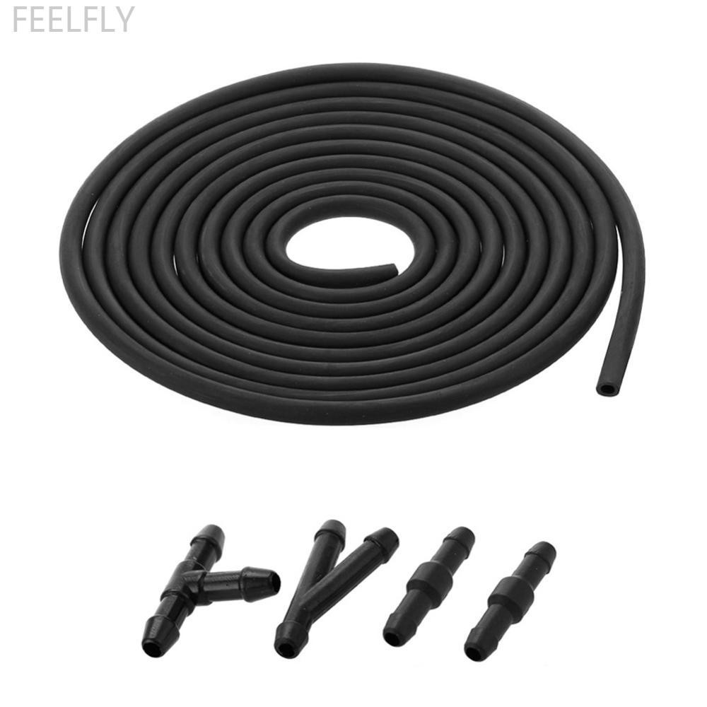 Feelfly 5M ใบปัดน้ําฝนรถท่อใบปัดน้ําฝน 30 ชิ้น T/Y/I ประเภท Splitter กระจกเครื่องซักผ้าท่อ Connector