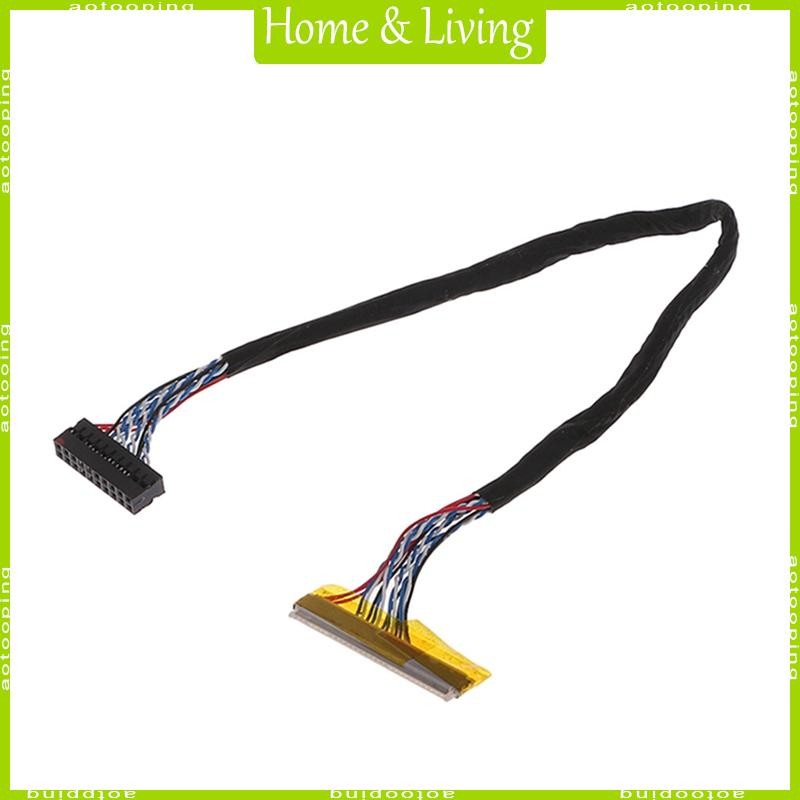 Aotoo Universal FIX 30 Pin 1ch 6bit LVDS สาย 26 ซม.สําหรับ 14 1-15 6 นิ้วแผง LCD