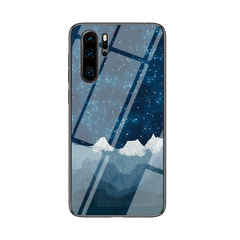 สําหรับ Huawei P30 Pro, เคสโทรศัพท์แก้ว Starry Sky, ฝาครอบป้องกันกระจกป้องกันการระเบิดคุณภาพสูง