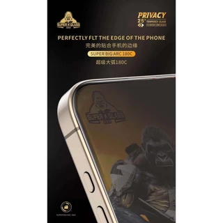 กล่องละ 10 ชิ้น สีดำ ฟิล์มกระจกกันมอง Black King Kong ESD 25°Privacy Glass IPHONE 10pcs A box
