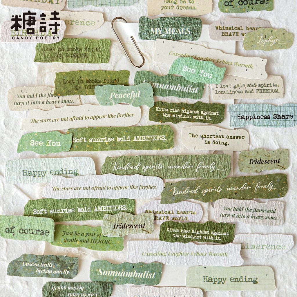 50 ชิ้น Vintage สติกเกอร์ชุดตัวอักษรภาษาอังกฤษ Self-Adhesive สติกเกอร์ DIY ป้ายสําหรับ Art Craft Scrapbooking Junk Journal อุปกรณ์ ราคา ถูกที่สุด ดีลบีเคเค แกลเลอรีภาพที่ 3