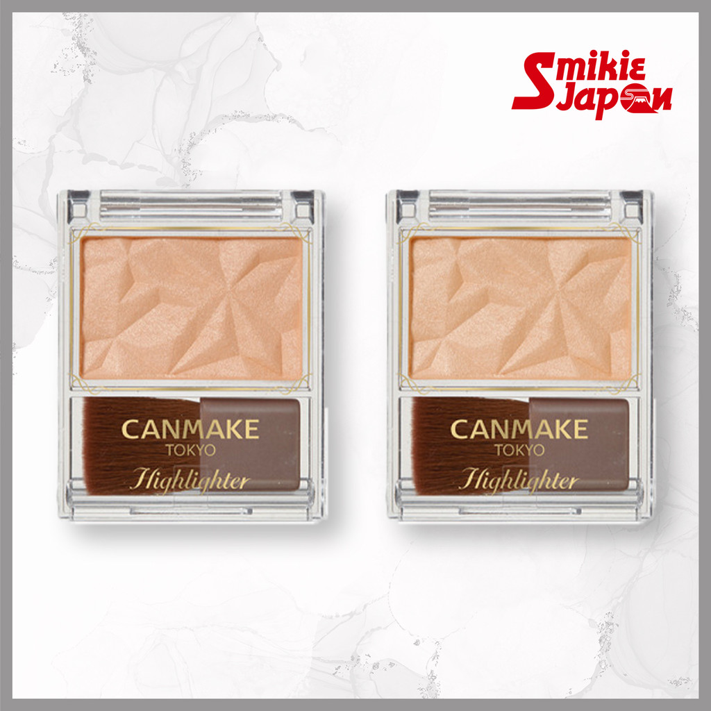 ปากกาไฮไลท์ CANMAKE: สีทองแชมเปญ (L01), สีเบจซิลค์ (N01) ส่งตรงจากญี่ปุ่น