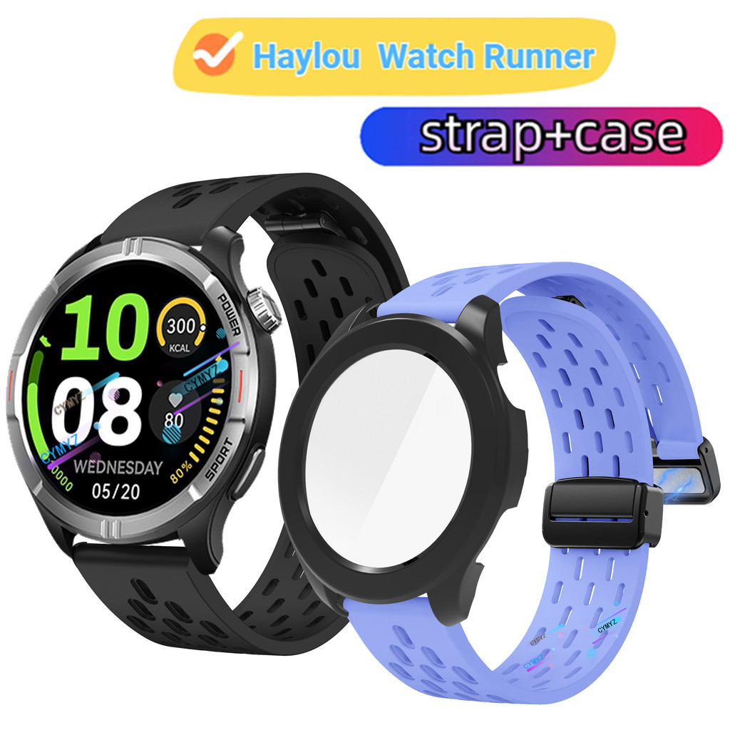 Haylou Smart Watch Runner strap สายซิลิโคนสําหรับ Haylou Watch Runner strap สายรัดข้อมือกีฬา Haylou 