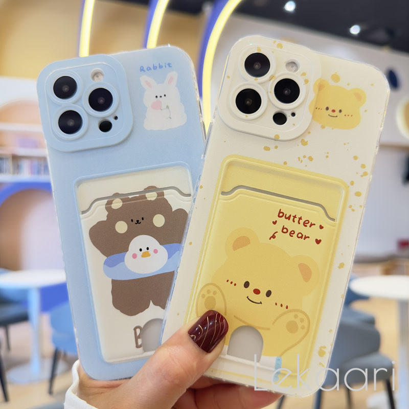 น่ารักนุ่มเคสโทรศัพท์สําหรับ Samsung Galaxy S22 S21 S20 FE S10 หมายเหตุ 20 10 Plus Ultra 5G ซิลิโคน Wallat ปลอกช่องใส่การ์ดฝาครอบ – โปรปัง