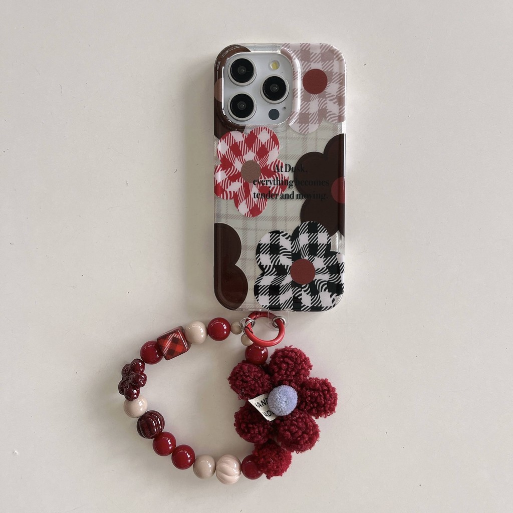 เคสไอโฟน เคสไอโฟน 13 เคสไอโฟน 15 เคสไอโฟน 16 กันกระแทก ลายดอกไม้สุดน่ารัก TPU โปร่งใส IMD