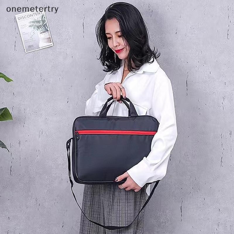 Onem กระเป๋าเอกสารกระเป๋าถือแบบพกพากระเป๋าคอมพิวเตอร์ธุรกิจ Commuting แล็ปท็อปเรียบง่าย PC Crossbody กระเป๋า n