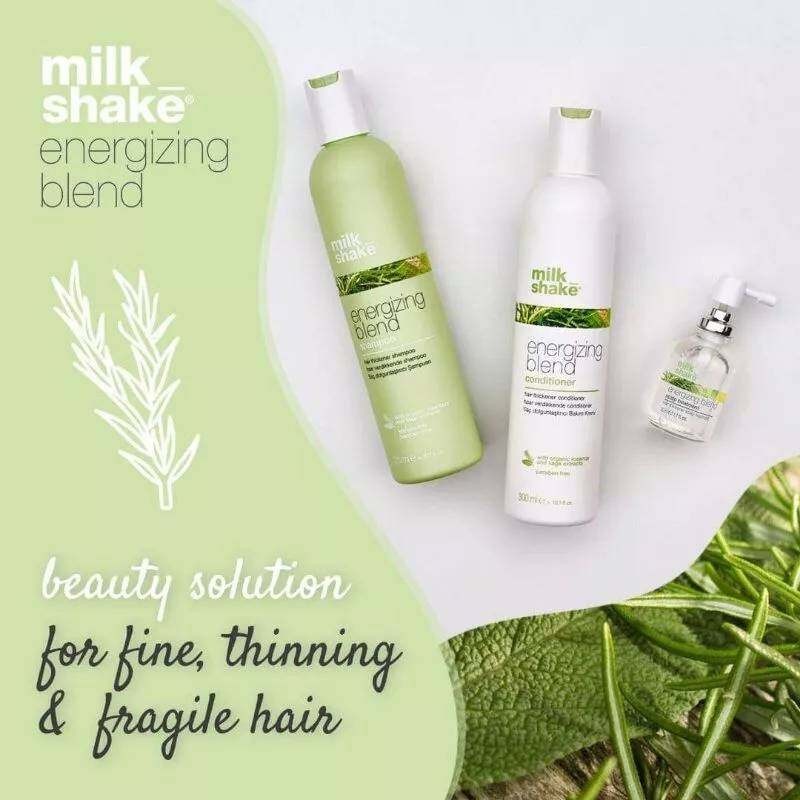 Milk Shake Energizing Blend Shampoo /Conditioner /Scalp Treatment ผลิตภัณฑ์ลดการหลุดร่วงของเส้นผม และช่วยให้ผมหนาขึ้น
