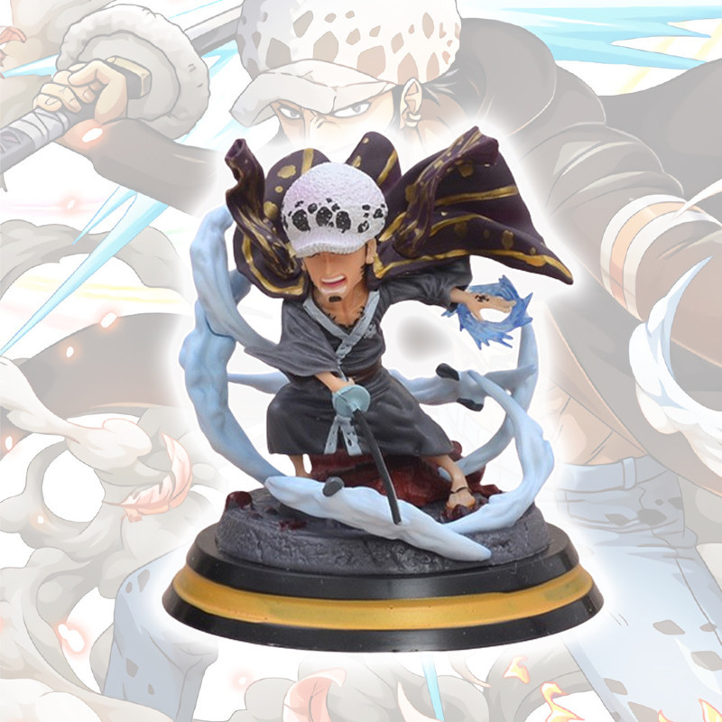 ฟิกเกอร์ One Piece Q Version Trafalgar D. ขนาด 11 ซม. โมเดลฟิกเกอร์ PVC รูปการ์ตูนอนิเมะ Water Law ของเล่นสําหรับเด็ก ให้เป็นของขวัญวันเกิด