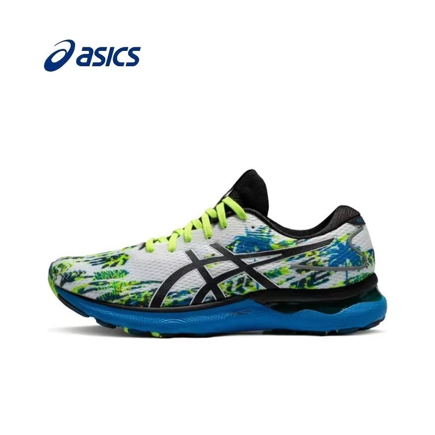 2022 Asics Men's Gel-Nimbus 24 Breathable น้ำหนักเบา Stable Support Shock Absorption รองเท้ากีฬารอง