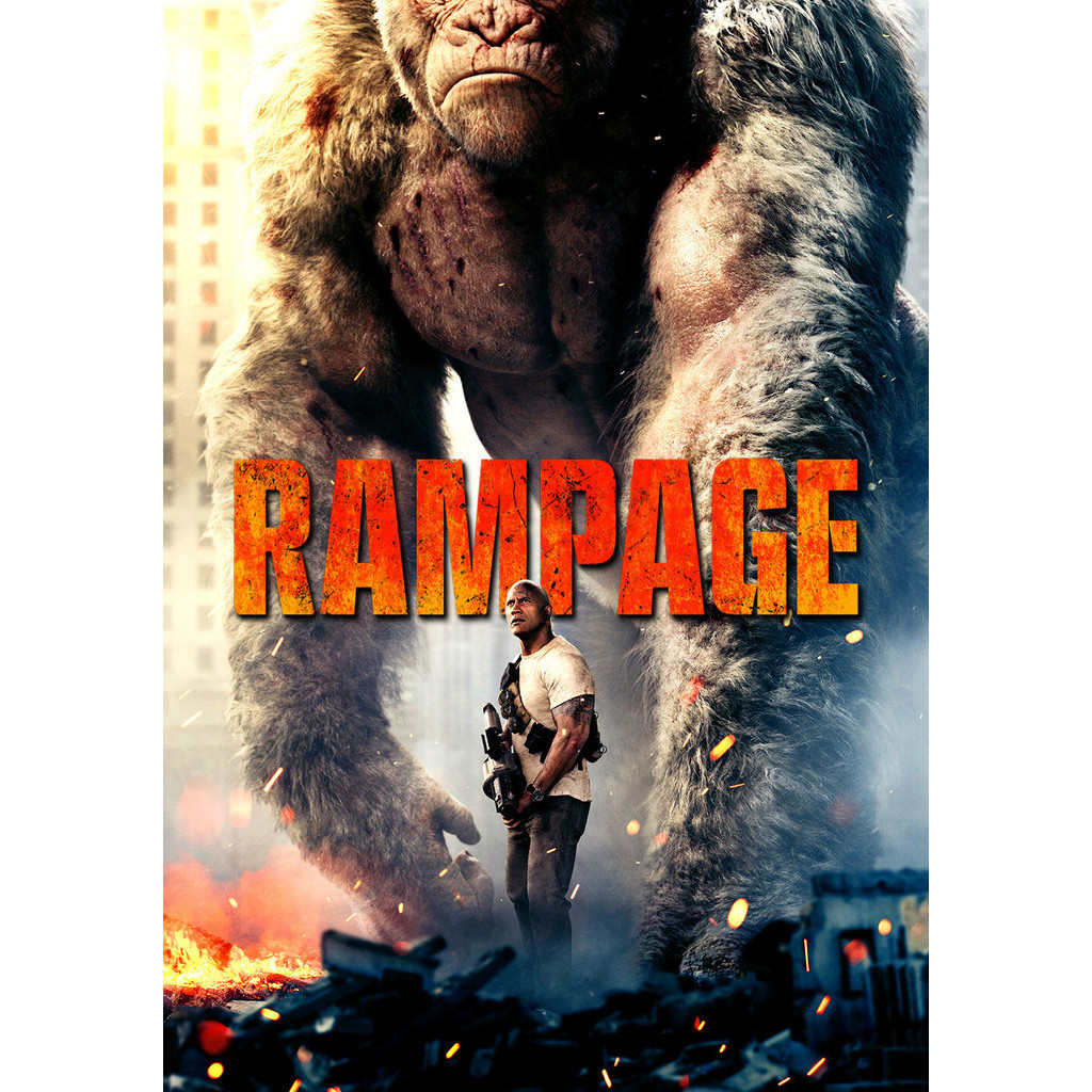 Rampage ใหญ่ชนยักษ์ (2018) DVD หนัง มาสเตอร์ พากย์ไทย