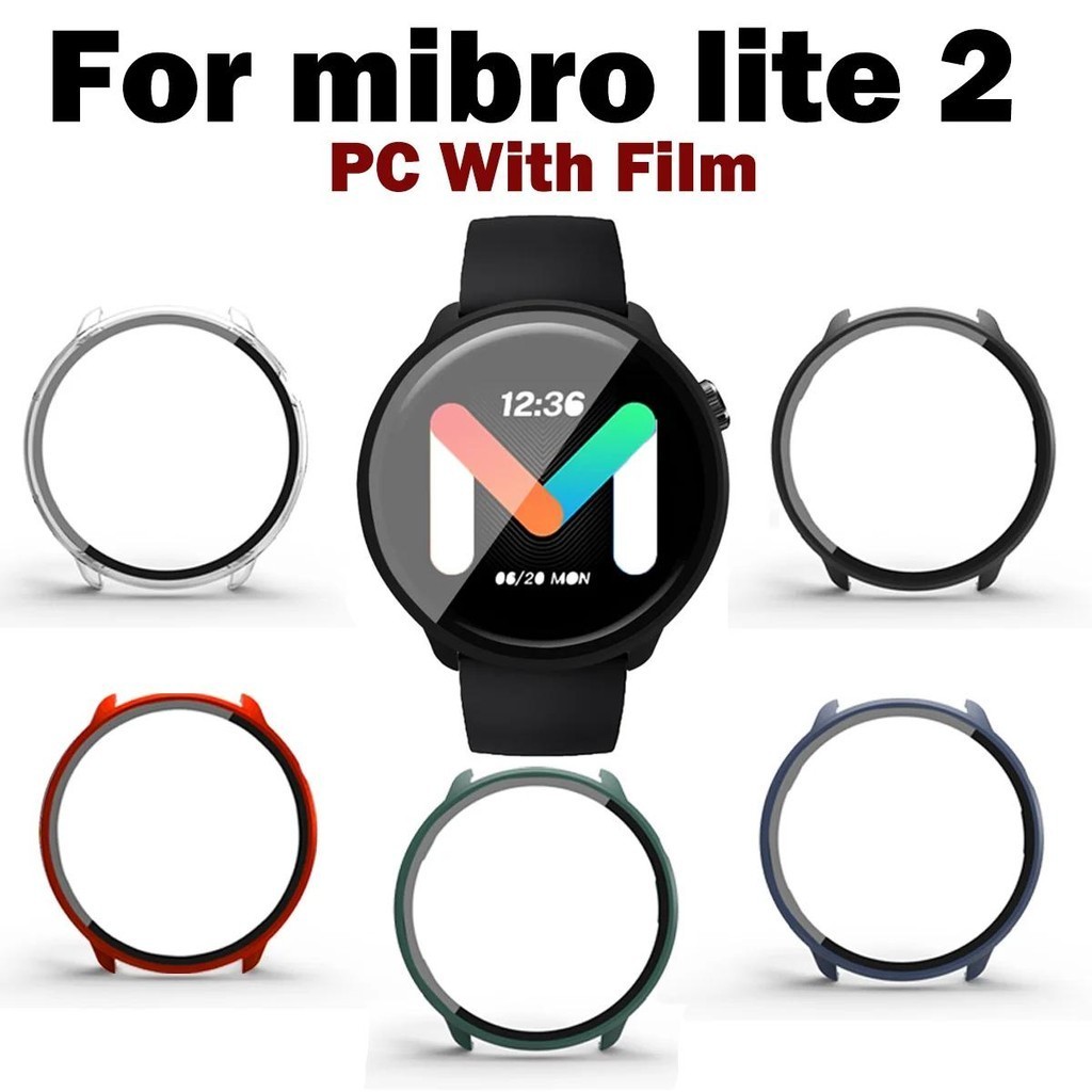 เคสฟิล์มกระจก PC อุปกรณ์เสริม สําหรับ Mibro Watch Lite 2 Mibro Watch Lite2