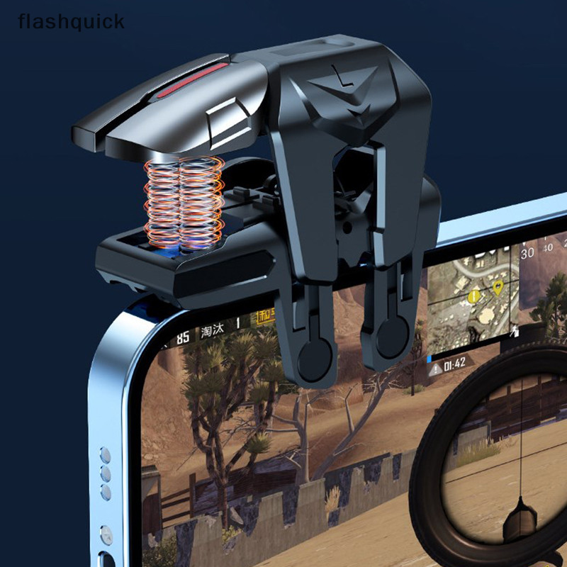 Flashquick ใหม่ G21 สําหรับโทรศัพท์ Android ตัวควบคุมเกมโทรศัพท์มือถือทริกเกอร์เกมแพด Joy ปุ่มคีย์