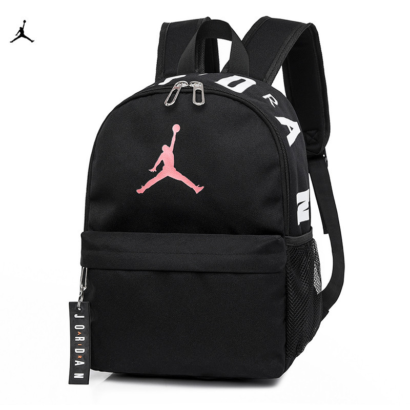 Nike ของแท้ 100% Air Jordan กระเป๋าเป้สะพายหลัง กระเป๋านักเรียน กระเป๋าแล็ปท็อป พิมพ์ลาย AJ แฟชั่นสตรี
