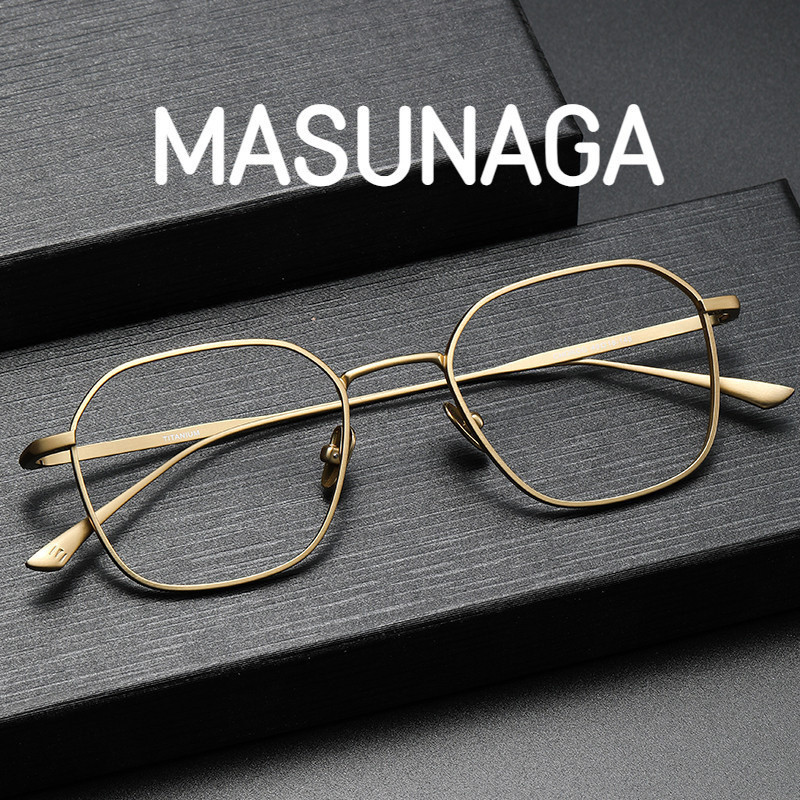 [Β Pure Titanium Glasses] Pure Titanium Glasses Retro Glasses Japanese Glasses Handmade Glasses masu