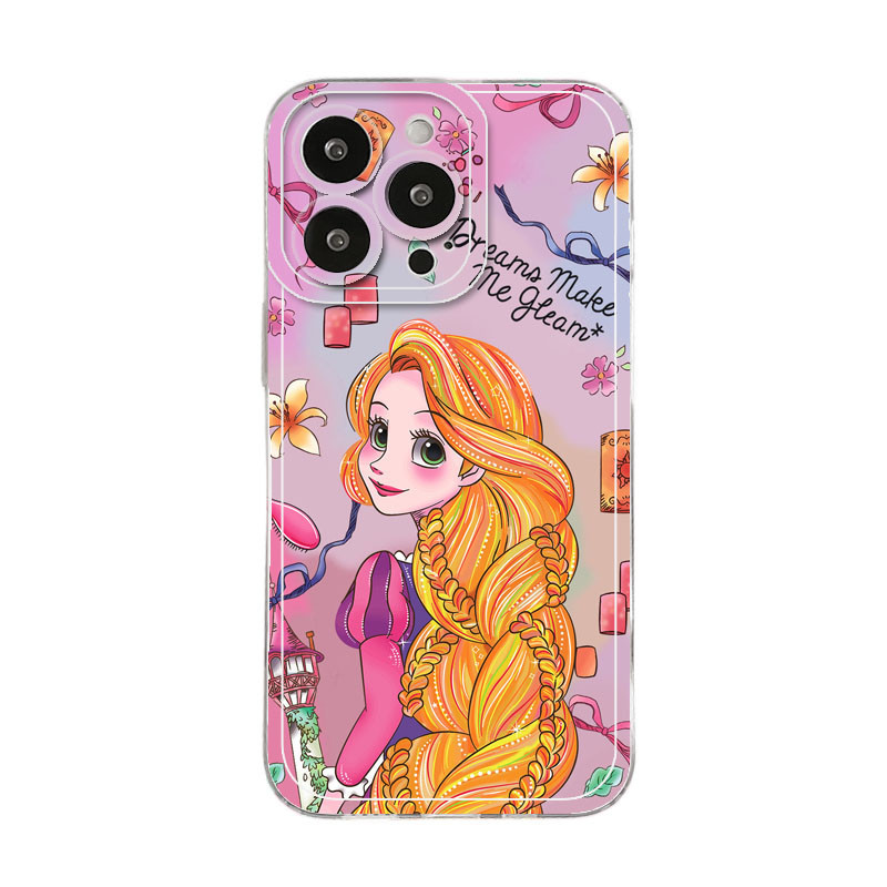 เคสโทรศัพท์มือถือ ซิลิโคนนุ่ม ลายเจ้าหญิงนางเงือก ราพันเซล สําหรับ OPPO A32 2020 A5 A3S A5S A52 A55 A57 A7 A72 A8 A9 A92S A93 A93S A95 A96 F11 F9 Reno 6 7 Pro 8T Realme 10 Pro GT XT ราคา ถูกที่สุด ดีลบีเคเค แกลเลอรีภาพที่ 9