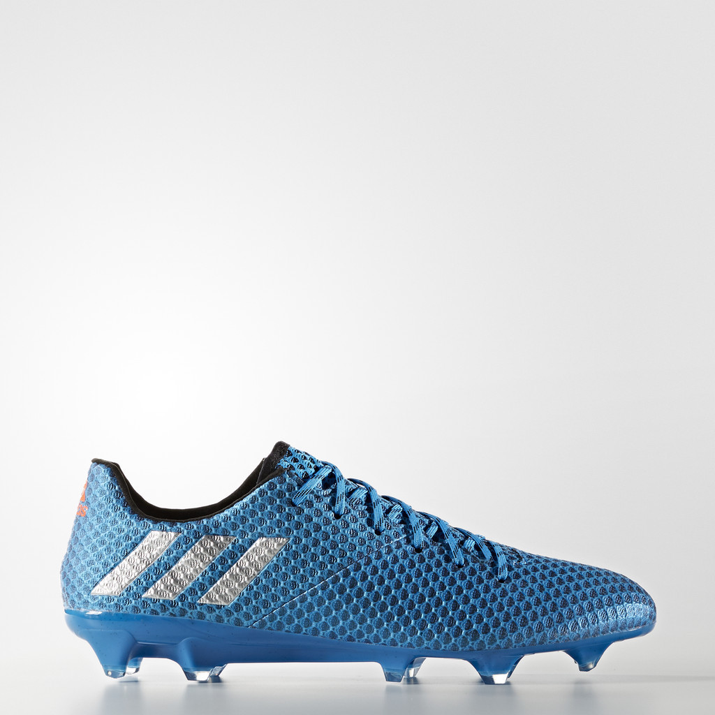 adidas ฟุตบอล รองเท้าฟุตบอล Messi 16.1 Firm Ground Boots ผู้ชาย สีน้ำเงิน AQ3109