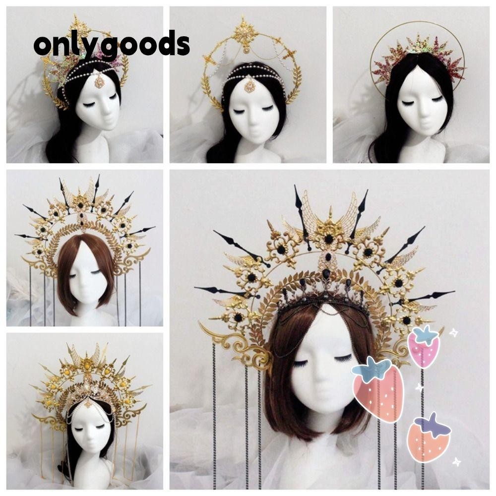 Only ชุดอะไหล่มงกุฎ สีทอง สีเงิน สําหรับทําหูฟังแฮนด์เมด DIY
