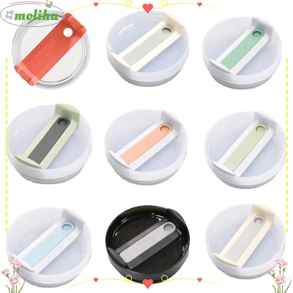 Moliha ฝาครอบขวดน้ํา พลาสติก กันกระเด็น หลากสี สําหรับ Staney 40 ออนซ์ 1 ชิ้น