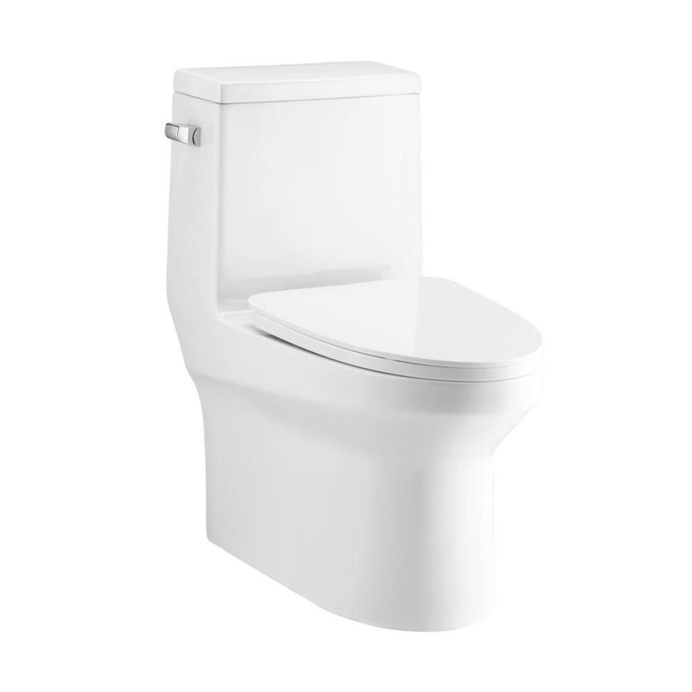 COTTO C11010 สุขภัณฑ์ชิ้นเดียวกดข้าง4.8L WORTH