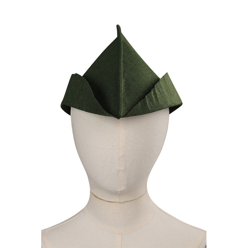 เด็ก Peter Pan Wendy Peter Pan คอสเพลย์หมวกหมวกฮาโลวีน Carnival Party Disguise เครื่องแต่งกายอุปกรณ์เสริม Prop