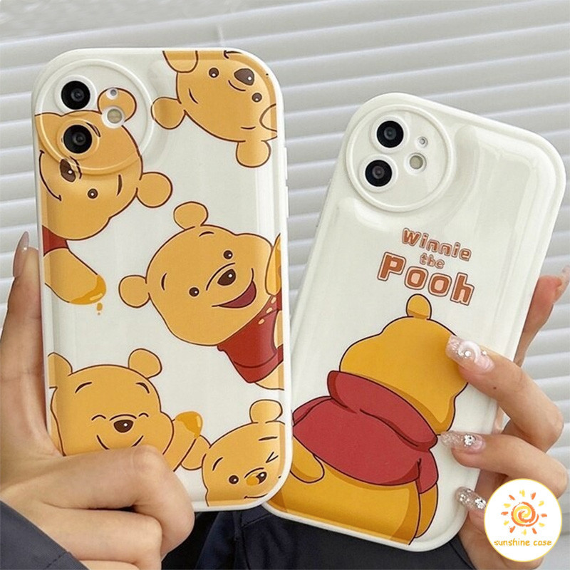 เคสไอโฟนสวยๆ ลายการ์ตูน แพนด้าการแสดงออกของคู่รัก สําหรับiPhone 7 8 11 12 13 14 Pro Max X XR XS Max Plus การป้องกันกล้อง