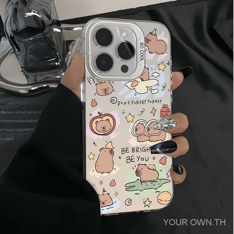 เคสโทรศัพท์มือถือ ลาย Capybara Play สําหรับ Apple Iphone 15 14 13 12 11Promax 7 8plus 7MNN