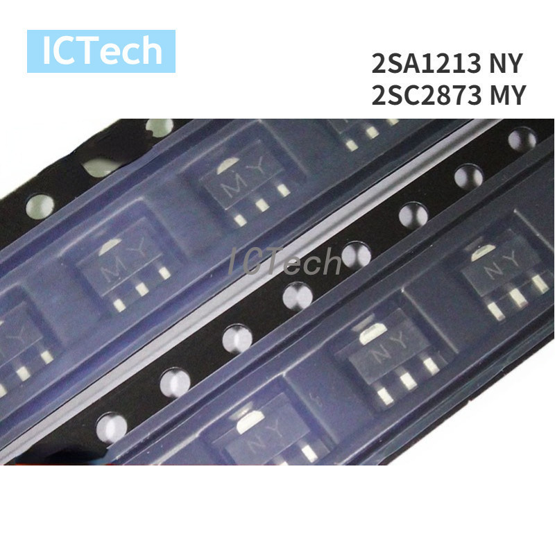 ไอซี 2SA1213 NY 2SC2873 MY SOT89 SOT-89 2A50V NPN PNP ใหม่ ของแท้ 100 20 ชิ้น