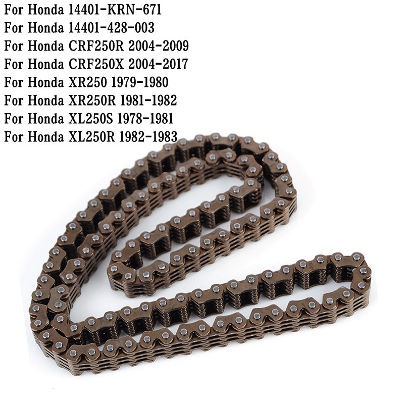 โซ่ราวลิ้นเพลาลูกเบี้ยว สําหรับ Honda CRF250R CRF 250R 2004-2009 CRF250X XR250 XR250R XL250S XL250R 