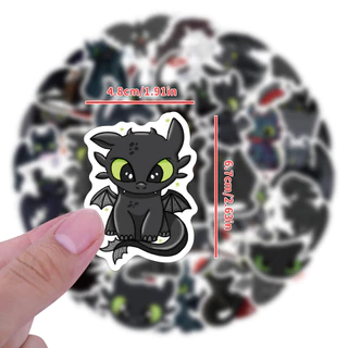 ❉ Toothless Series 01 Stickers ❉ 50Pcs/Set Waterproof DIY Fashion Decals Doodle Stickers