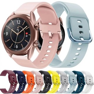 สายซิลิโคนสําหรับ galaxy Watch 6 5 pro 7/FE/5/4/คลาสสิก/Active 2 43 มม.สร้อยข้อมือกีฬา amazfit gtr gts 4/3/2e/pro 20/22 มม.