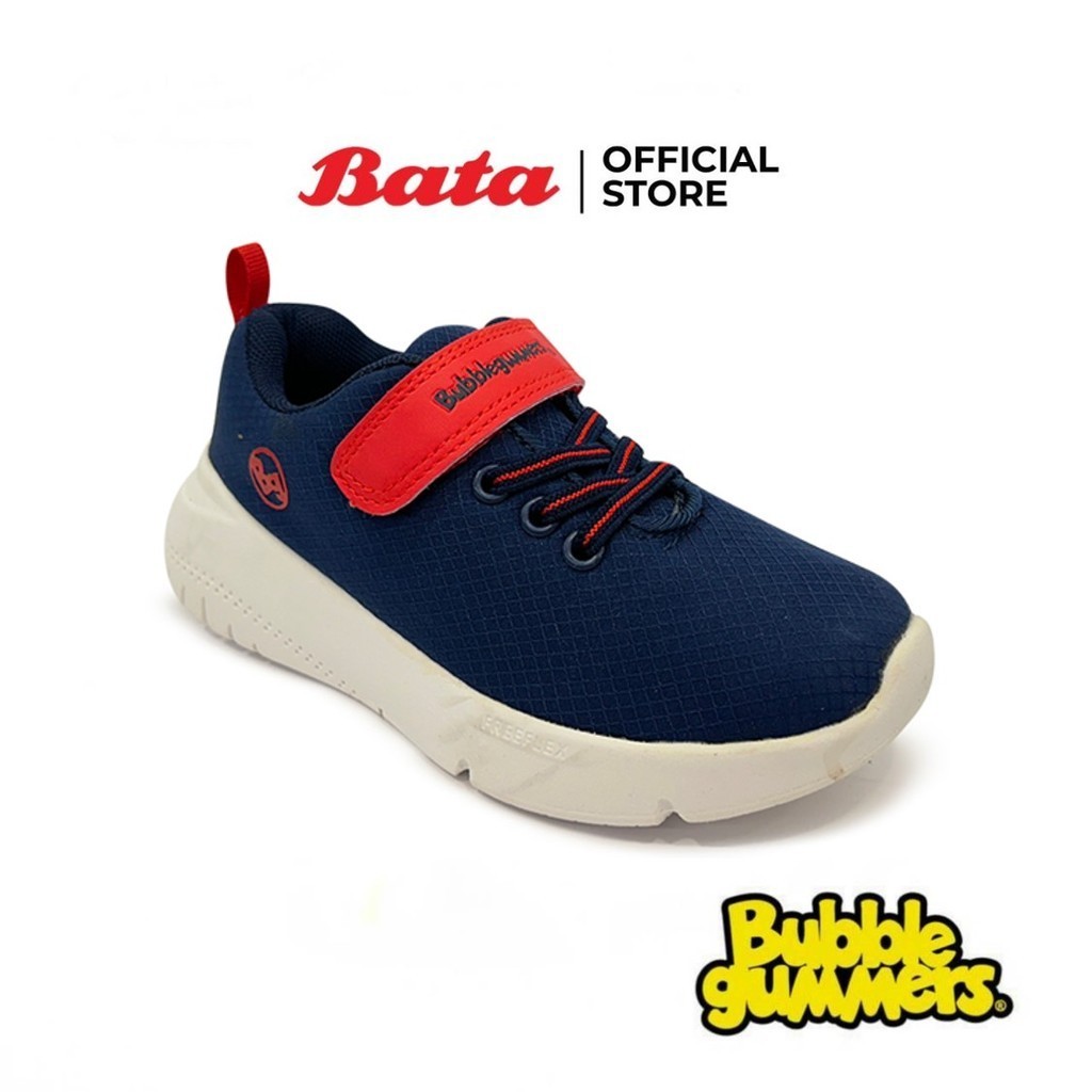 BATA บาจา BUBBLE GUMMERS รองเท้าผ้าใบสำหรับเด็กผู้ชาย สีกรมท่า รหัส 3419826