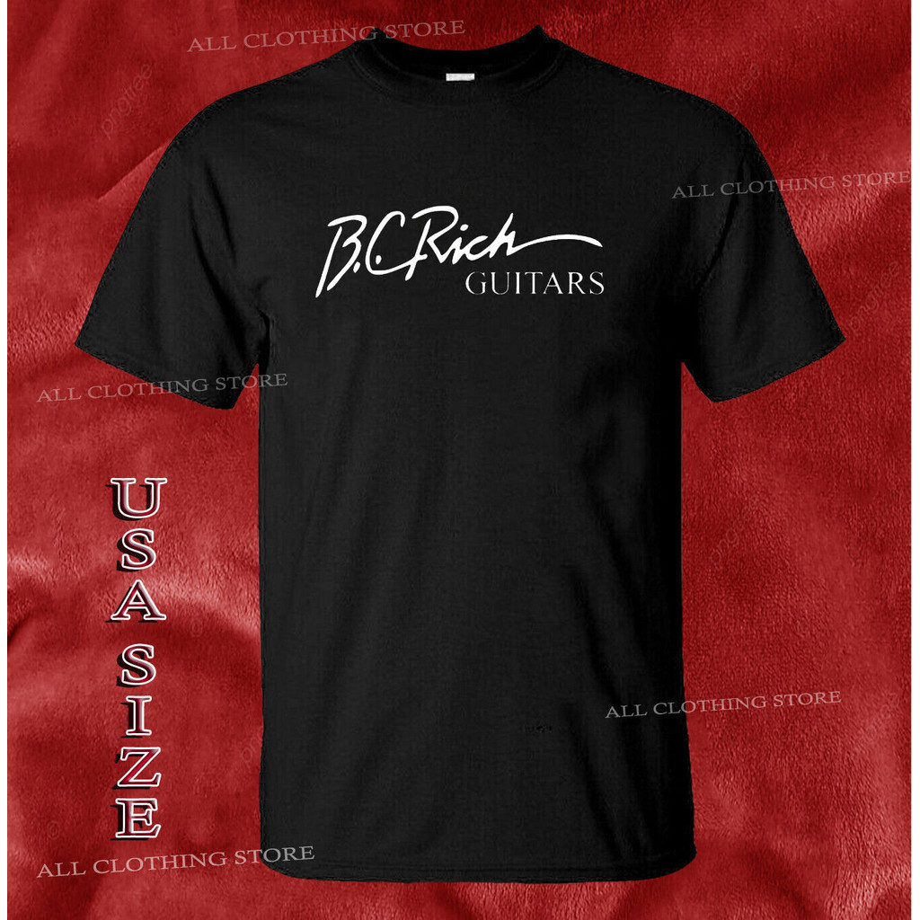 เสื้อยืด Cotton Bc Rich Guitars นุ่ม