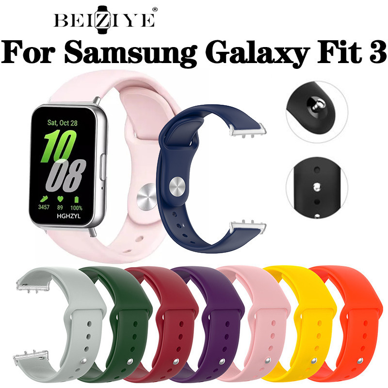 สายนาฬิกาข้อมือซิลิโคน แบบนิ่ม สําหรับ Samsung Galaxy Fit 3 Samsung Galaxy Fit 3