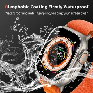 ฟิล์มกันรอยหน้าจอ 3D กันน้ํา สําหรับ Apple Watch 49 มม.46มม. 45 42มม. 40 44 มม. iwatch Ultra/SE 3 2 11 10 9 8 7 6 5 38 ม