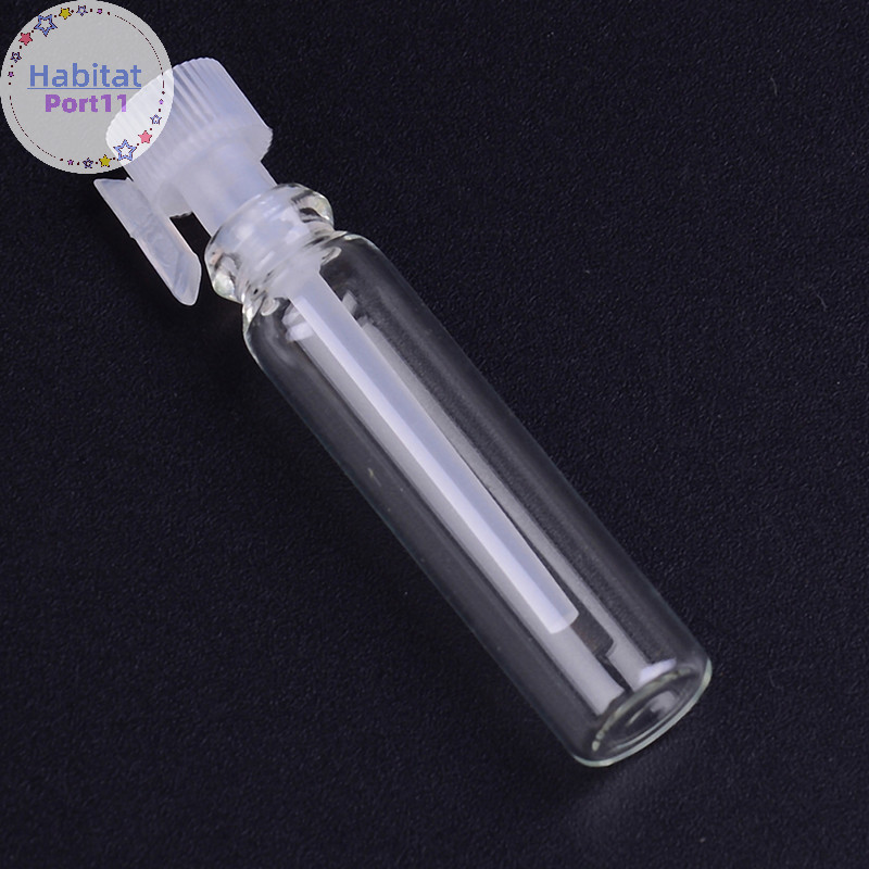 Habitatport 10/50ชิ ้ นมินิ 1ml ขวดแก ้ วขวดห ้ องปฏิบัติการเปล ่ าน ้ ํามัน th