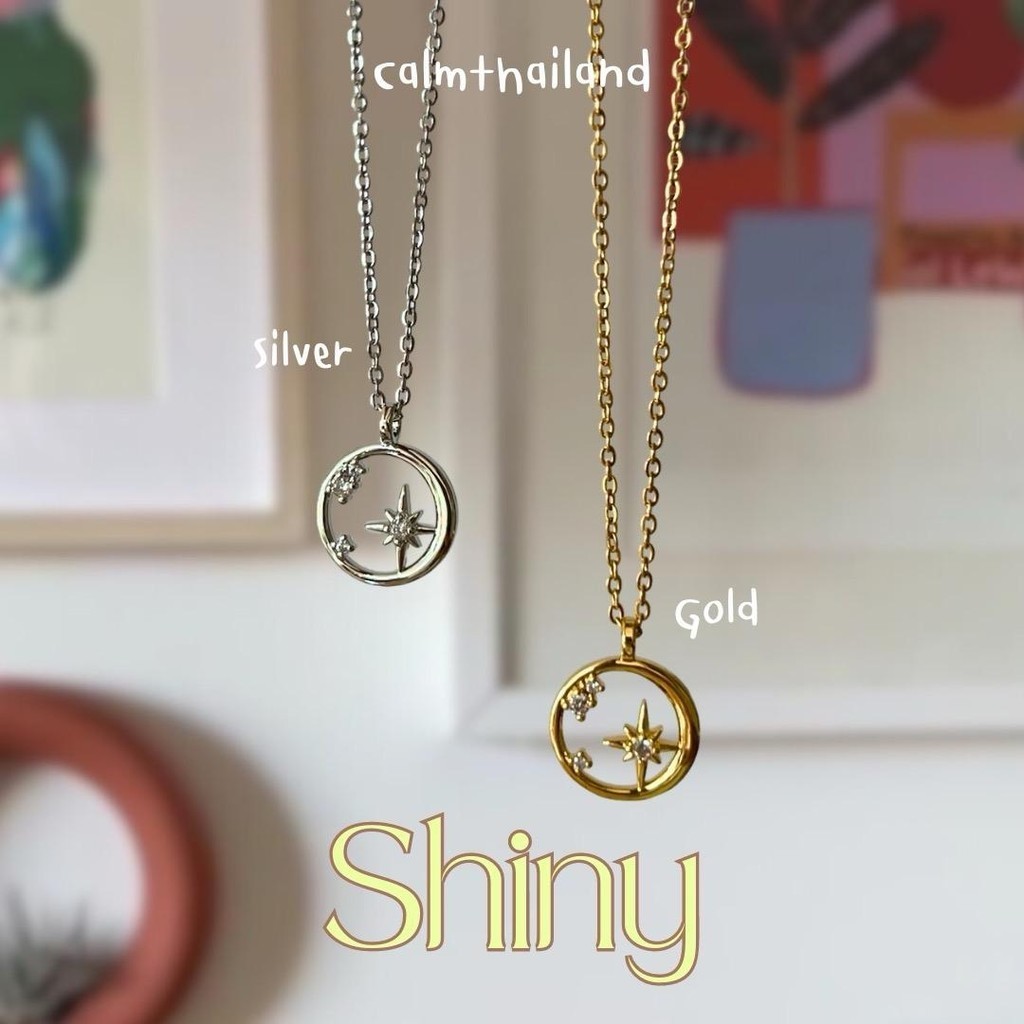[calm] สร้อยคอรุ่น Shiny พร้อมส่ง เครื่องประดับ
