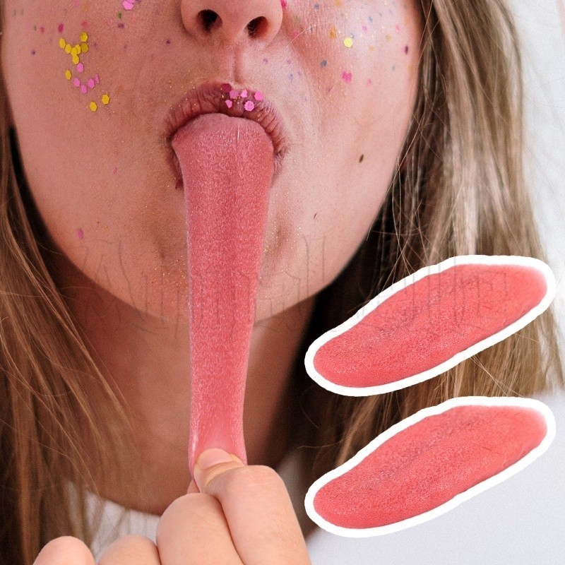 [ขายดี] ลิ้นปลอม ลิ้นปลอม เหมือนจริง ยืดหดได้ พร็อพของเล่น สําหรับปาร์ตี้ฮาโลวีน 1 ชิ้น