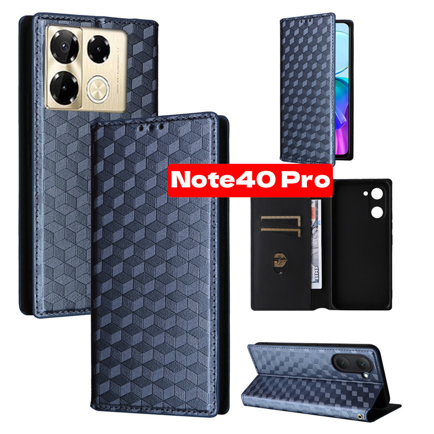 สําหรับ infinix Note 40 X Pro Pro + 40Pro 4G 5G 2024 40Pro เคสโทรศัพท์ฟังก์ชั่นแม่เหล็กกระเป๋าสตางค์พลิกขาตั้งหนัง Note40 Note40X Note40Pro ผู้ถือกันกระแทกปลอกเรียบง่ายปกหลัง