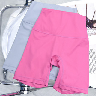 【YOGATRUTH】กางเกงขาสั้น เอวสูง แบบนิ่ม เหมาะกับการเล่นโยคะ ฟ…