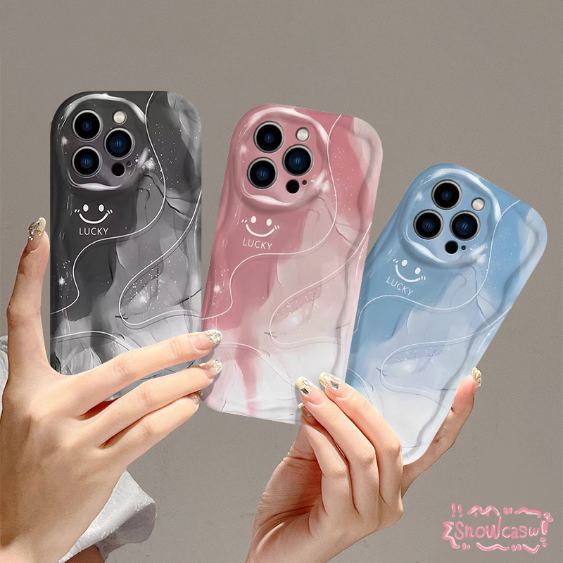 Fantasy Gradient Starry Skyน่ารักยิ้มนุ่มสําหรับRealme C53 C51 C33 C35 C25 C21Y C11 C25Y C17 C21 C55