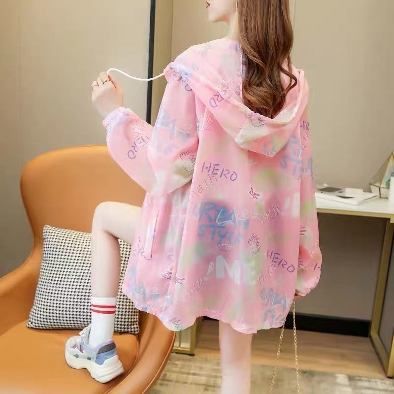 [พร้อมส่ง] เสื้อคาร์ดิแกนกันแดด มีฮู้ด ระบายอากาศ ป้องกันรังสีอัลตราไวโอเลต ทรงหลวม แฟชั่นฤดูร้อน สําหรับผู้หญิง 2022