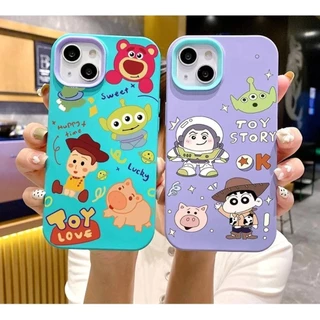 🔥POPPA🔥 ส่งจากไทย 3 In 1 เคสโทรศัพท์มือถือนิ่ม กันกระแทก สําหรับ iPhone 14 13 12 11 Promax 7 8 Plus X XR XSMax SE#873